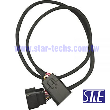 The signal wire harness with terminal block